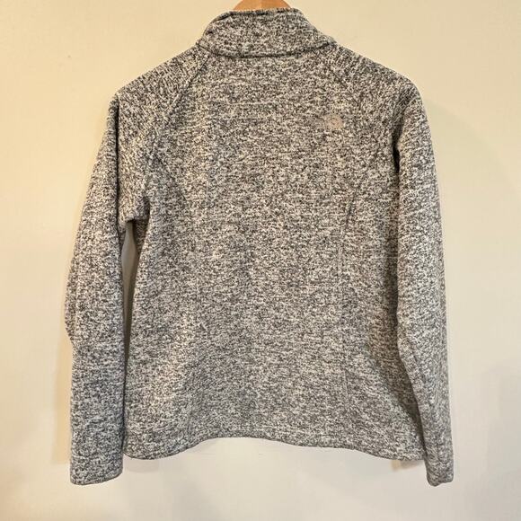 The North Face Women's Fleece Jacket sz S Grey Full Zip Jacket - Picture 3 of 8